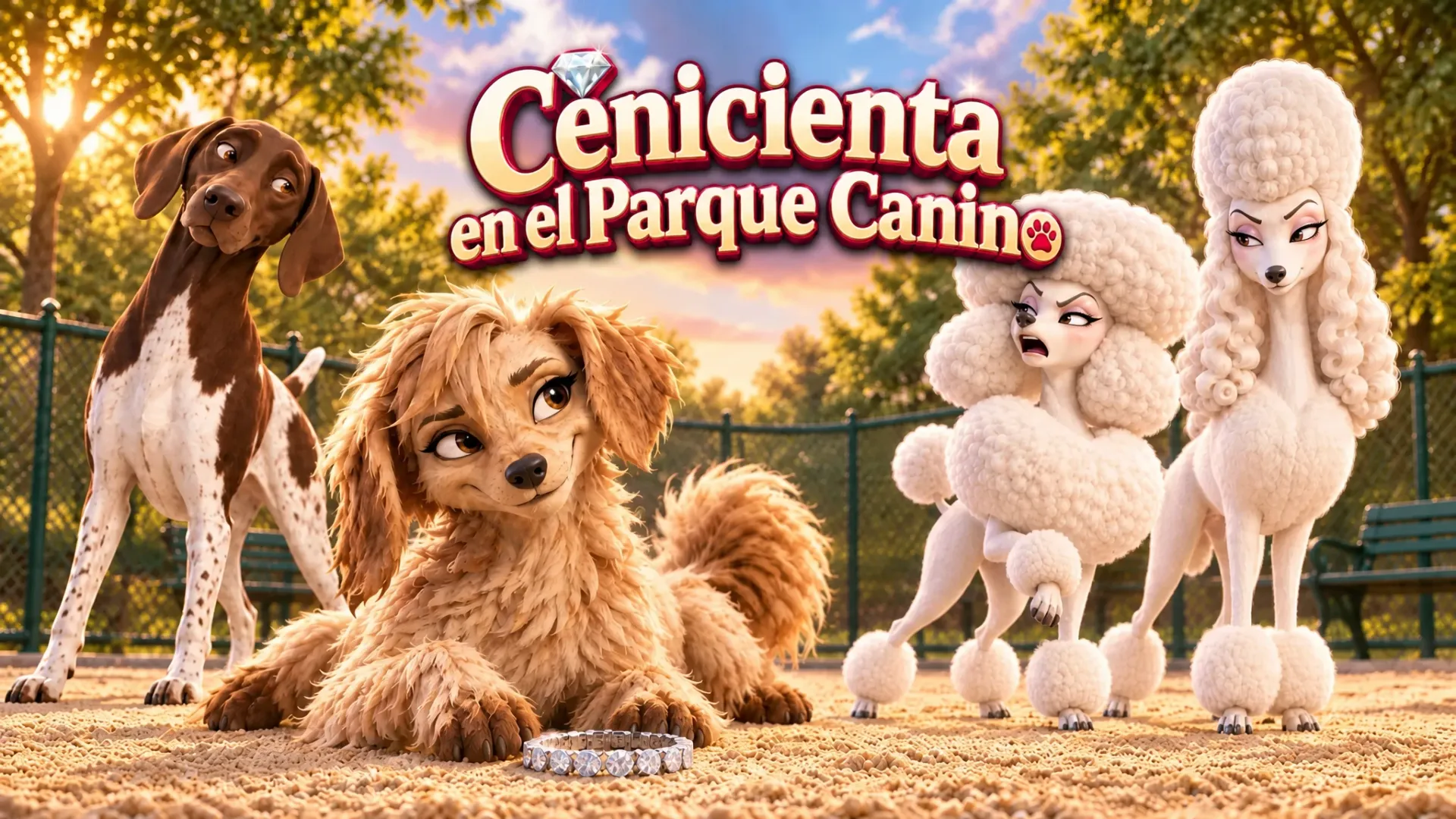 Cenicienta en el Parque Canino
