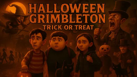 Halloween in Grimbleton: The Witch Stole All the Candy!