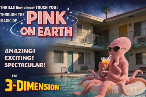 Pink on earth
