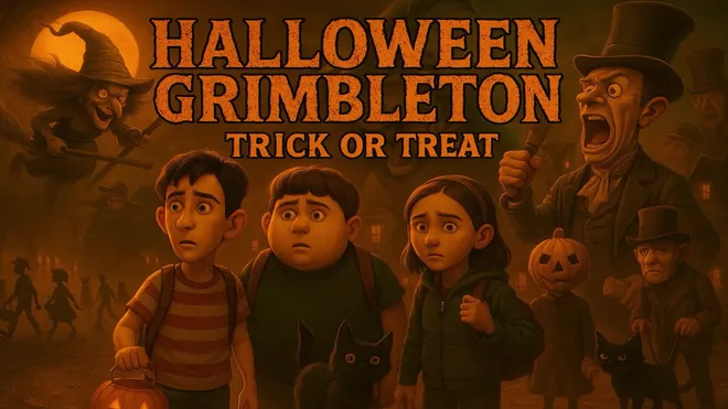 Halloween in Grimbleton: The Witch Stole All the Candy!