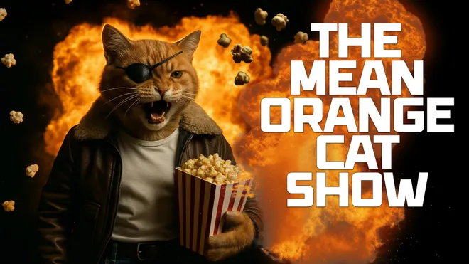 The Mean Orange Cat Show