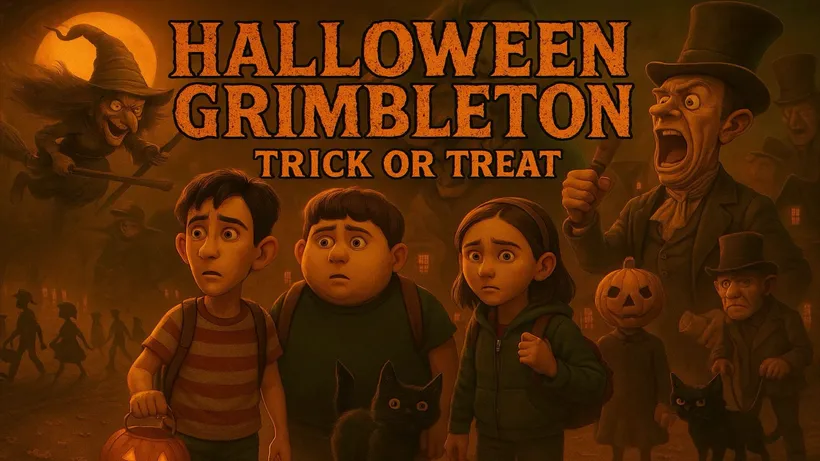 Halloween in Grimbleton: The Witch Stole All the Candy!