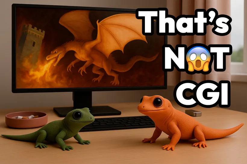 Don’t Show Your Gecko Game of Thrones